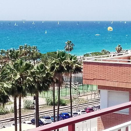 Appartamento terraza al mar Pineda de Mar Esterno foto