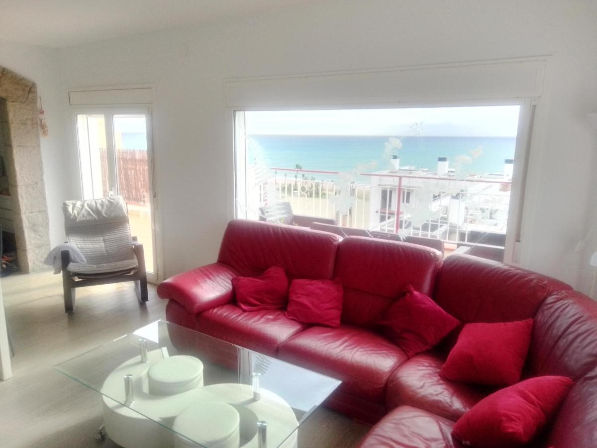 Appartamento terraza al mar Pineda de Mar Esterno foto