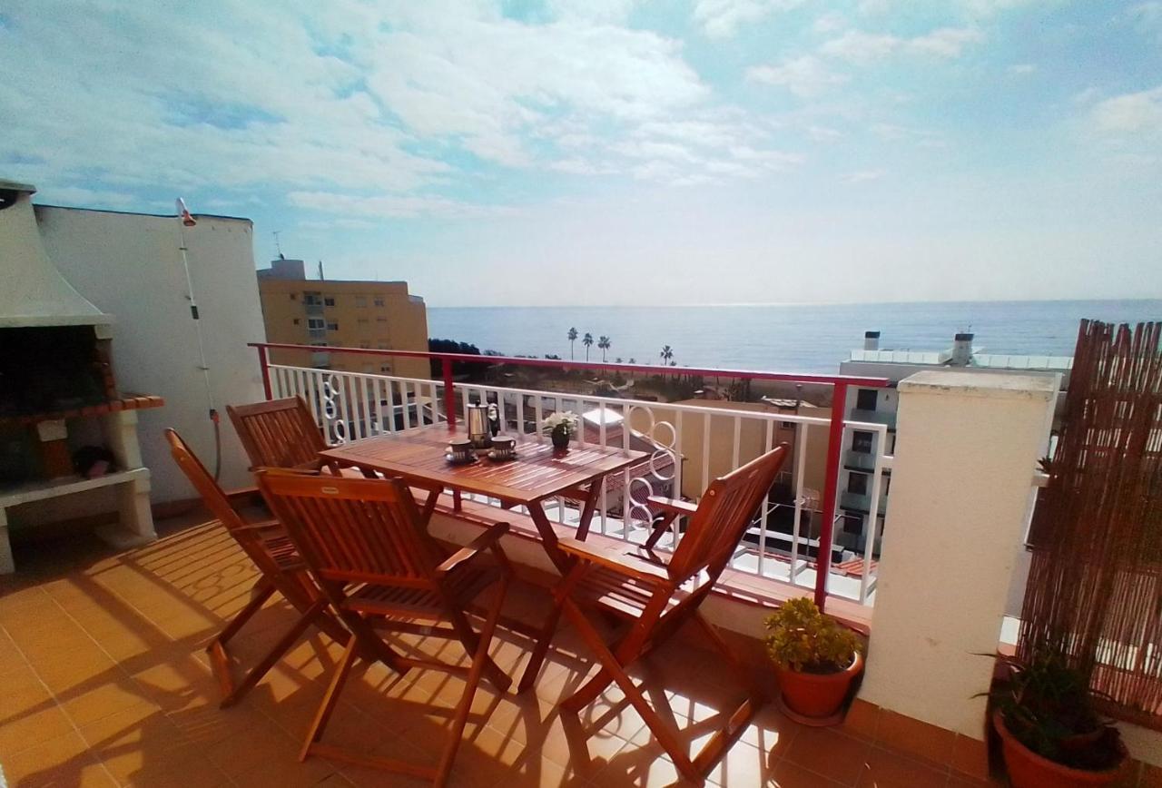 Appartamento terraza al mar Pineda de Mar Esterno foto